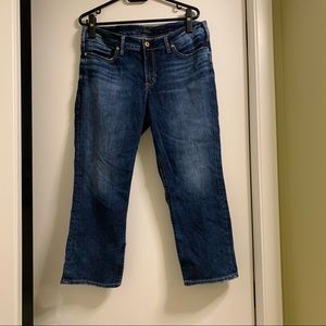 Silver Jeans Suki Capri Jeans - Size 14